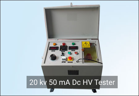 20 kv 50 mA Dc HV Tester